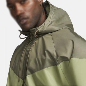 เสื้อแจ็คเก็ตกันลมผู้ชายแบบมีฮู้ด สไตล์โดดเด่น สำหรับฤดูใบไม้ร่วง กันน้ำ แห้งเร็ว ระบายอากาศดี สีตัดกัน ลำลอง สปอร์ต ลดราคา - Product Image 3