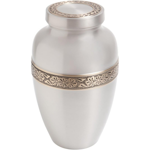 Urna de metal elegante y de calidad superior con un acabado pulido para recuerdos reflexivos - Product Image 3