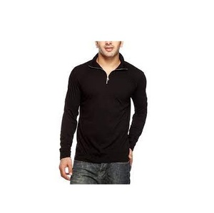 Sweat-shirt en coton à col rabattu et demi-fermeture éclair pour homme, vêtement de qualité supérieure - Product Image 4