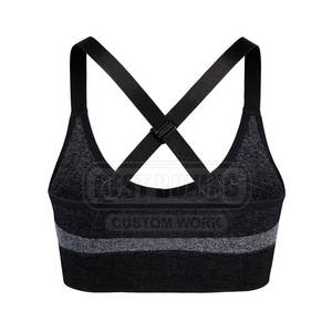 Breathable Women Sports <b>Bra</b> With Mesh Back For Extra Comfort And Ventilation Women Sports <b>Bra</b> With <b>Racerback</b> - Product Image 2