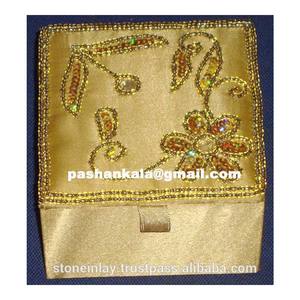 Beautiful Embroidered High Quality Gift Box New Design And Attractive Good Look Handmade Jewelry Gifts <b>Boxes</b> For Home Decorative - Product Image 1