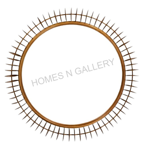 Latest Wholesale Price Antique Design Home Decorative Metal Iron Wall Hanging <b>Mirror</b> With Customized Finishing At Cheap Price - Product Image 1