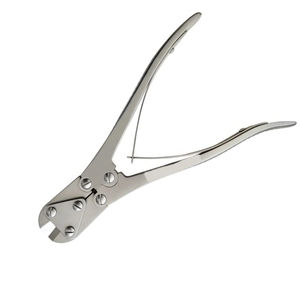 Alicate Cortador de Placas de Alambre con Pasador TC Manual para Instrumentos Ortopédicos de Alta Calidad, Tamaño 9.5, Doble Resorte, CE, Narham Enterprises - Product Image 1