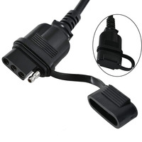 Rallonge de fil de remorque Connecteur à 4 broches à 4 voies Cordon extensible côté véhicule et côté remorque 36''