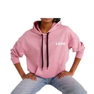 Sudaderas con capucha transpirables antiarrugas de estilo de Invierno para mujer personalizadas, Sudadera estampada de punto, moda callejera de algodón 100% - Product Image 3