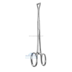 Pinza de sujeción de tejido Peninintgon de acero inoxidable, mandíbulas dentadas triangulares de 8 pulgadas - Product Image 2