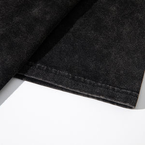 Anti arrugas 100% algodón nuevo Color personalizado alta calidad hombres venta al por mayor transpirable Vintage Logo gota hombro ácido lavado camisa - Product Image 5