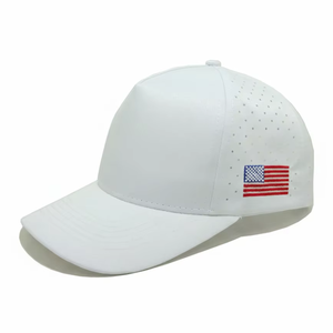 Gorra Deportiva con Orificios de Ventilación Cortados con Láser y Bordado 3D, Gorra de Béisbol Estilo Americano, Gorra Trucker Perforada con Láser de Alta Calidad - Product Image 1