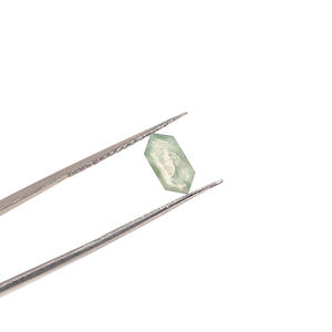 "Moss Agate Hexagon Cut 10x5mm 1,20 Cts Cuentas sueltas de piedras preciosas para la fabricación de joyas" - Product Image 4