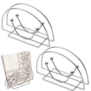 Stainless Steel <b>Bar</b> Napkin Holder Elegant Curved Design Stable Base Easy Access Ideal for <b>Bars</b> Cafes Restaurants and Home Use - Product Image 2