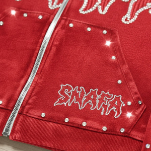 Survêtement de sport léger de qualité supérieure pour hommes avec strass, vêtements de jogging, tenue de sport pour hommes avec strass - Product Image 5