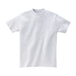Venta al por mayor de alta calidad Unisex hombres 190g algodón poliéster logotipo personalizado liso en blanco CVC gris camiseta de hombre - Product Image 2