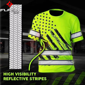 Nueva Camiseta de Verano para Hombre con Estampado por Sublimación, Diseño de Excavadora, Impresión Digital 3D HD, Camiseta de Seguridad Personalizada de Alta Visibilidad ANSI - Product Image 3