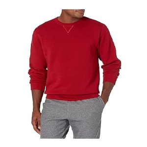 Sweat-shirt en tricot imperméable 100% coton pour homme, nouvelle collection, couleur unie élégante, manches longues, doublé, anti-froissement, best-seller - Product Image 4