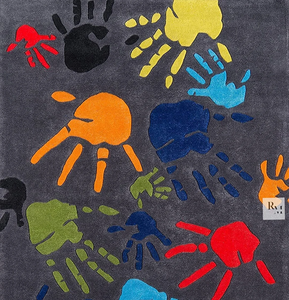 Tapis moderne en peluche de luxe fait à la main en laine tapis tufté à la main conception de tache taille personnalisée pour la maison salon ensembles de tapis de sol - Product Image 1