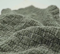 Fil chenille QG QG-Chenille en gros, fil chenille blanchi, résistant, 0TPM 4.5NM/1-20NM/1, fil fantaisie pour tricoter des pulls, textile de maison