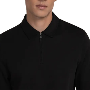 T-shirt en jersey uni à manches longues, coupe classique, respirant, 100% coton, séchage rapide, décontracté chic, essentiel pour les activités de plein air - Product Image 3