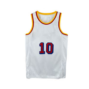 Nouveauté Maillot de basket-ball Vente flash Maillot de basket-ball pas cher Maille respirante 100% polyester Maillots de basket-ball personnalisés - Product Image 4