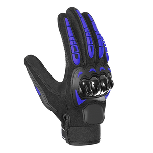 Unisex Motorcycle <b>Gloves</b> Breathable Leather Anti-Slip Good Grip Hard Knuckles Protection Motocross Sports Cycling <b>Touchscreen</b> - Product Image 2