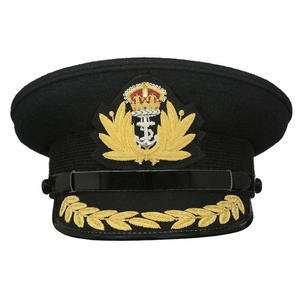 Color negro Mejor calidad Último nuevo estilo Producto personalizado Hombres Oficial Pico Gorras Por CAVALRY SKT COMPANY - Product Image 1