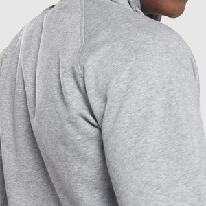 Logo personnalisé hommes vêtements de sport 2025 Slim Fit sweats à capuche hommes pull décontracté sweats à capuche respirants confortables basiques coton mélangé - Product Image 5
