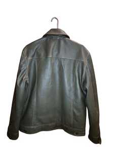 Veste matelassée en cuir de vache pour homme, écologique, sur mesure, qualité supérieure, doublure en polyester, couches Luxel, fermeture éclair - Product Image 2