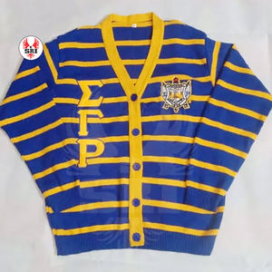 Suéteres de Chenilla Bordados con el Logotipo de las Letras Griegas Sigma Gamma Rho, Ropa de Moda Personalizada para Hermandades Femeninas, Manga Larga - Product Image 4