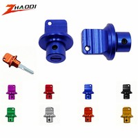 Tête de clé universelle en alliage d'aluminium pour motos et vélos électriques, accessoire de personnalisation, porte-clés décoratif en métal, fabriqué en Chine