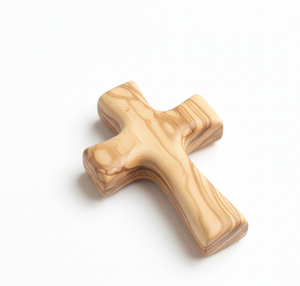 Croix de Jésus en bois massif de haute qualité, polie, écologique, décoration murale religieuse chrétienne faite à la main pour la maison, la chapelle, bas prix - Product Image 1