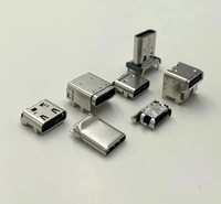 Konektor Tembaga USB 3.1 Tipe-C 24-Pin Kecepatan Tinggi 5A Plug LITE Merek -30C~+85C Suhu Operasi 20V AC