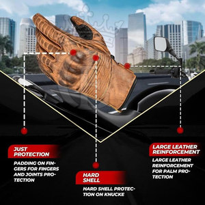 Gants de moto personnalisés Gants de moto fabriqués en usine Gants de moto fabriqués en usine pour adultes - Product Image 3
