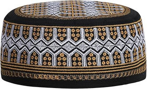 Chapeau Kufi musulman tricoté sur mesure pour homme, motif trapèze, imperméable, en coton décontracté, tricot ouvert, pour la prière quotidienne - Product Image 4