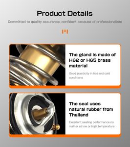 Termostato de refrigerante MASUMA, piezas eléctricas para automóviles, coche 19300-P08-0140 5-86000-035-0 para Hoda Civic Accord e ISUZU - Product Image 5