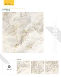 Chất Lượng Cao Cấp 1200X1200Mm Bằng Đá Cẩm Thạch Trắng Nhìn Đánh Bóng Tráng Men Sứ Tấm Gạch Kích Thước Nhỏ Sửa Đổi Đất Sét Cho Sàn Tường - Product Image 2