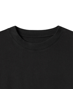 Hip Hop unisexe 100% coton T-shirt pour hommes coupe ample plaine surdimensionné poids lourd 250-300GSM épais Streetwear avec Logo personnalisé - Product Image 3