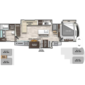 NUEVO - USADO - 2026 - FOREST RIVER CEDAR CREEK COTTAGE 40CBK RVs CAMPER - LISTO PARA ENVIAR - Product Image 6