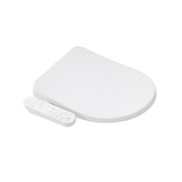 TREVI ALB-3600 Siège de Bidet Intelligent Design Moderne Buse Antibactérienne en Plastique Pulvérisation Verticale Monté au Sol Nettoyage de l'Eau Massage