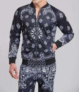 Chándales de sublimación de moda para hombres de alta calidad Diseño personalizado Logo Tallas grandes Técnicas impresas Cierre de cremallera Precio barato - Product Image 2
