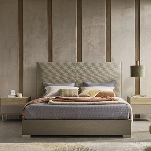 <span class=keywords><strong>Letto</strong></span> in legno massello King Size <span class=keywords><strong>letto</strong></span> in pelle moderna <span class=keywords><strong>su</strong></span> <span class=keywords><strong>misura</strong></span> per mobili per la casa soluzione di progetto di Interior Design di alta qualità - Product Image 1