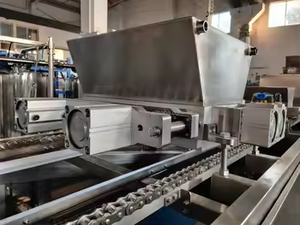 Nhà máy sản xuất trực tiếp bán sô cô la hoàn thành dây chuyền sản xuất sô cô la bền vững thanh chip thả khuôn dây chuyền sản xuất - Product Image 5