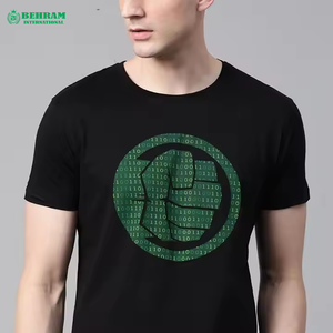 T-shirts pour hommes personnalisés, en coton lourd 100%, coupe ample, manches courtes, impression numérique, séchage rapide, respectueux de l'environnement, t-shirt de yoga - Product Image 3