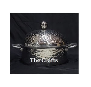 Plat de service rond tendance couleur argent, qualité exclusive, pour hot pot, ustensile de cuisine, best-seller - Product Image 2