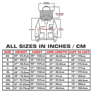 Veste d'apiculture durable avec capuche ventilée, joints de protection pour les poignets, matériau léger, mouvement facile et logo personnalisé - Product Image 6