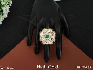 Bijoux à la mode, bijoux anciens, or élevé, poli, créateur, vêtements de fête, bagues réglables - Product Image 3