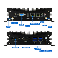 Computadora Industrial Sin Ventilador con I5-8260U Integrado, Doble Canal DB9 RS232, 8 USB, RAM DDR4, Serie Intel Core I5 para Enchufe Estadounidense