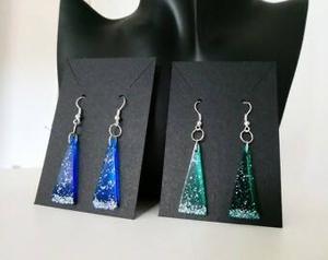 Pendientes de Resina Bordados a Mano, Joyería de Moda de Acero Inoxidable para Mujeres y Niñas, Estilo Clásico para Bodas, Alta Calidad - Product Image 4