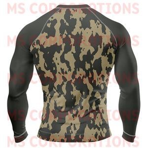 เสื้อ rash GUARD MMA แบบบีบรัด BJJ ออกแบบมาเพื่อประสิทธิภาพสูงสุด - Product Image 6