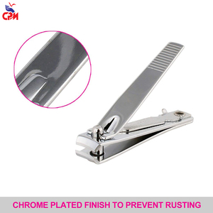 Coupe-ongles en acier inoxydable robuste avec lime métallique intégrée pour manucure professionnelle - Product Image 5