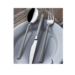 Juego de cubiertos de latón macizo, diseño único de flores, doble Mango en relieve, 5 esmaltes de espejo plateados, la mejor calidad - Product Image 3