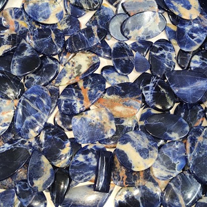 อัญมณีหลวมธรรมชาติ sodalite ทั้งหมดผสมรูปทรง cabochons กึ่งมีค่า sodalite อัญมณีสำหรับเครื่องประดับ - Product Image 4